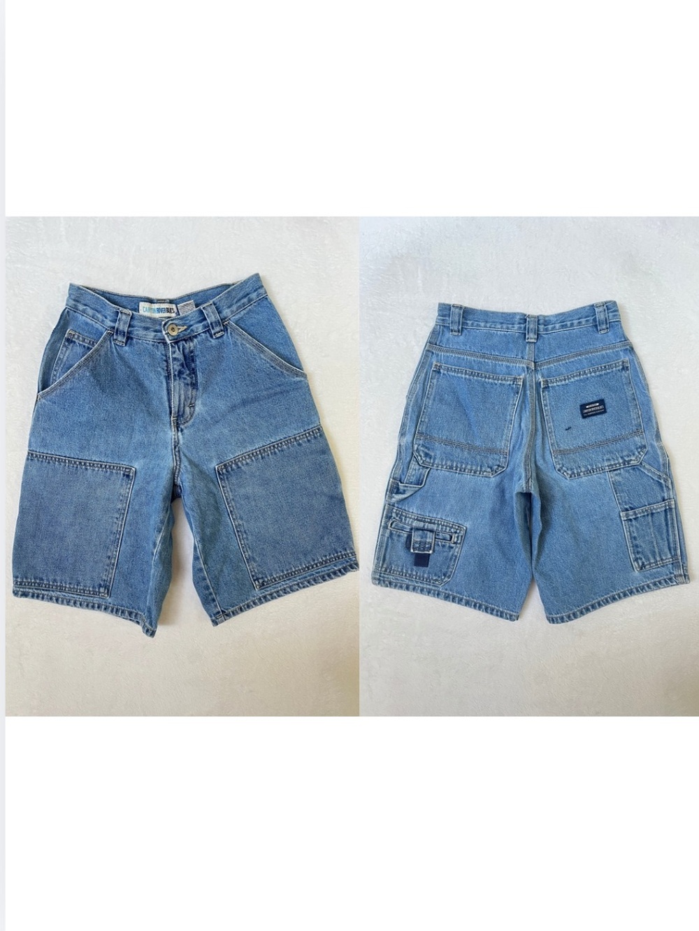 VTG Canyon River Blues Carpenter Denim Shorts 9” inseam sz 10R Streetwear 90s